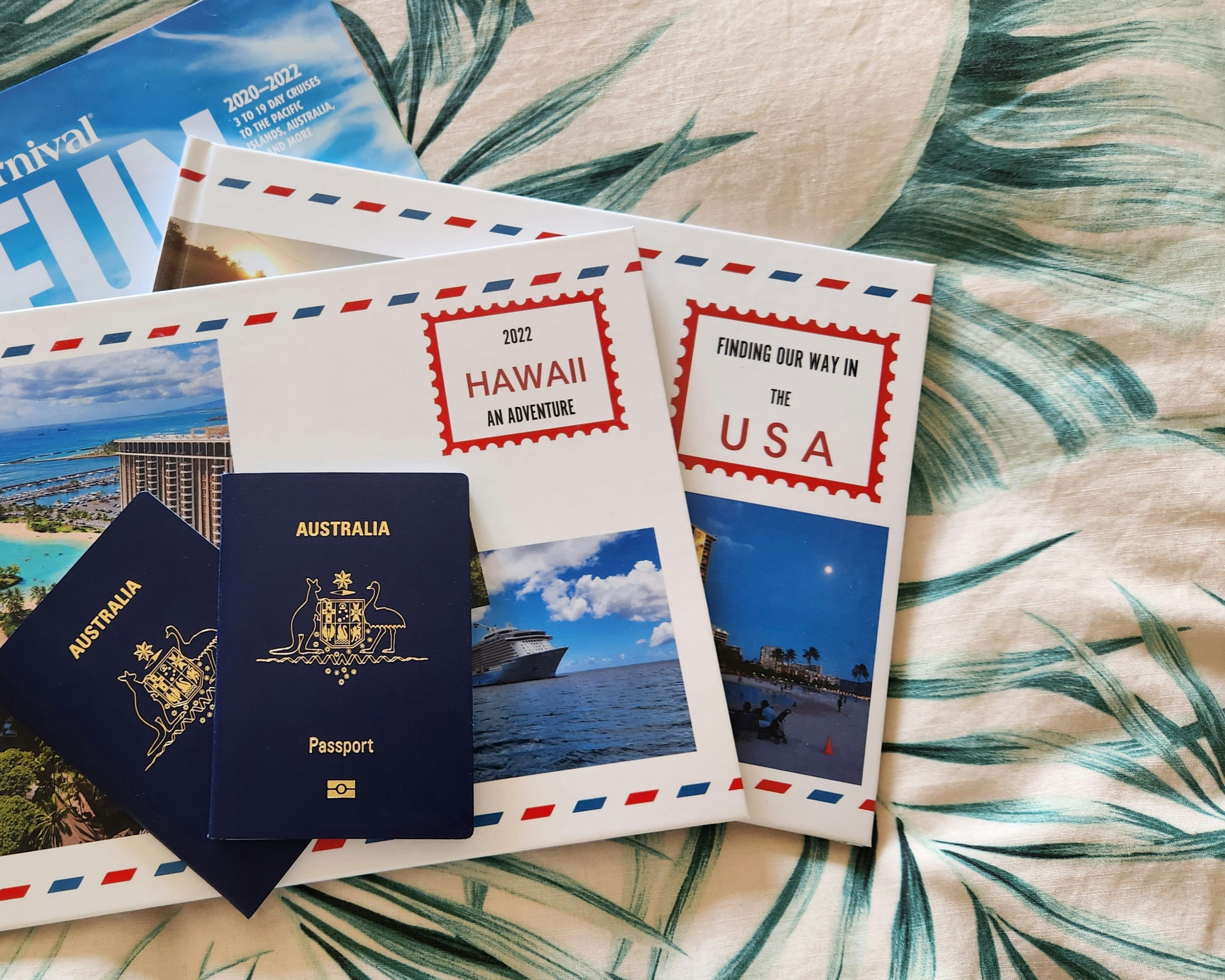 australian passports on envelope