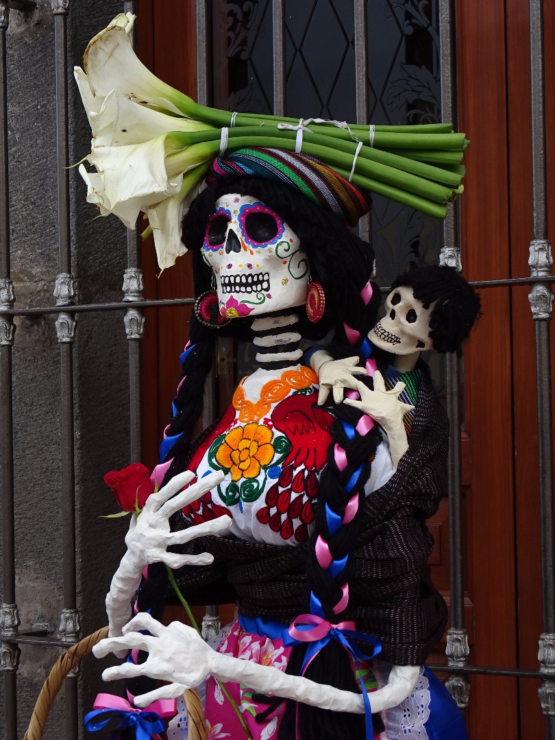 Celebrating the day of the dead in Mexico