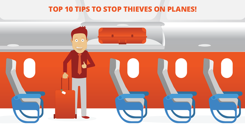 Top 10 Tips To Stop Thieves on Planes!