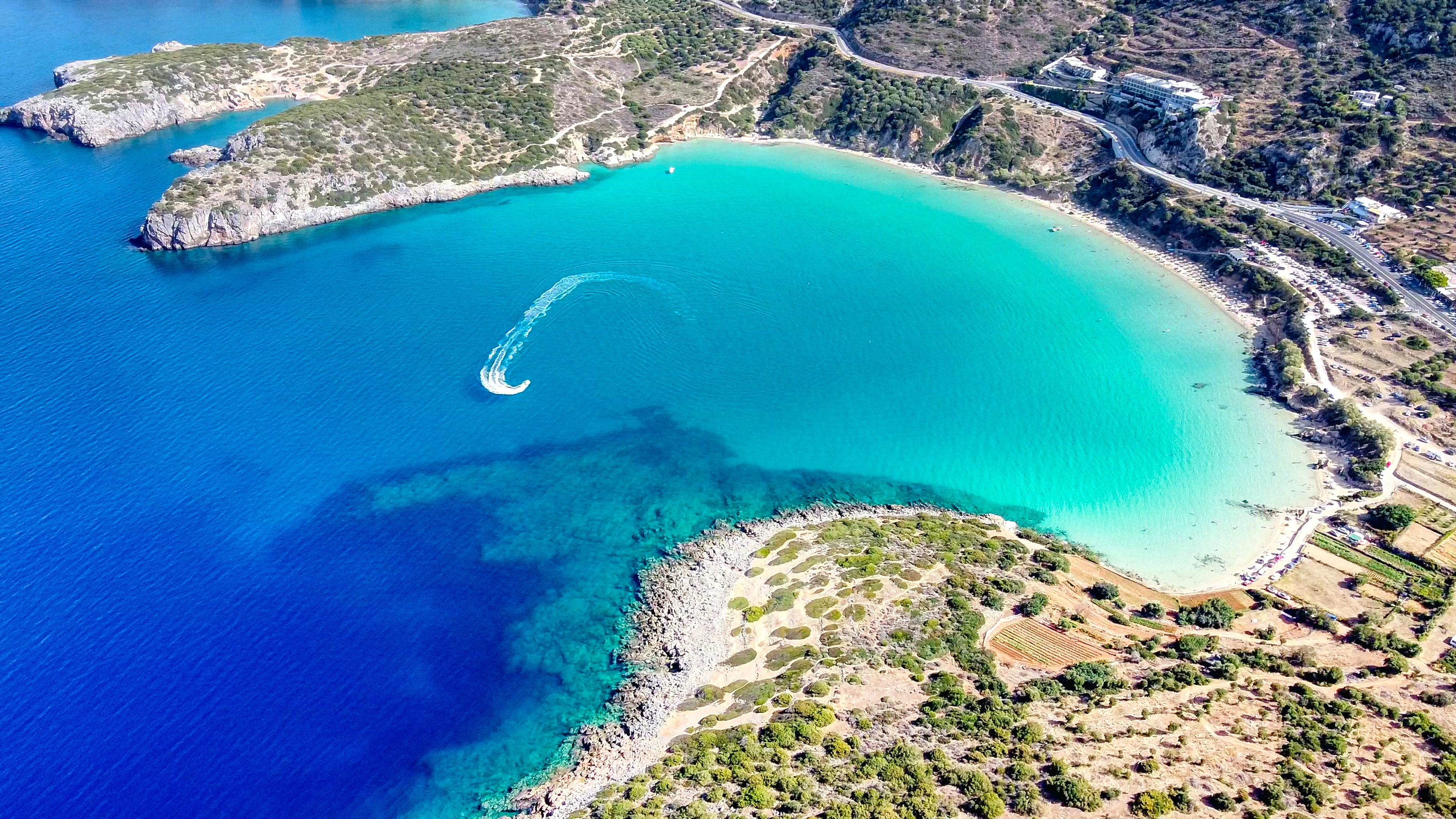 beach on greek island