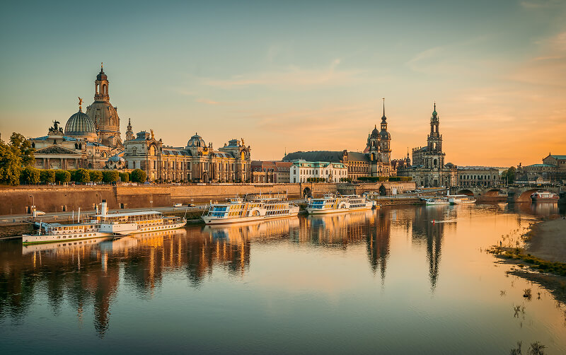 skyline view of Dresden Germany