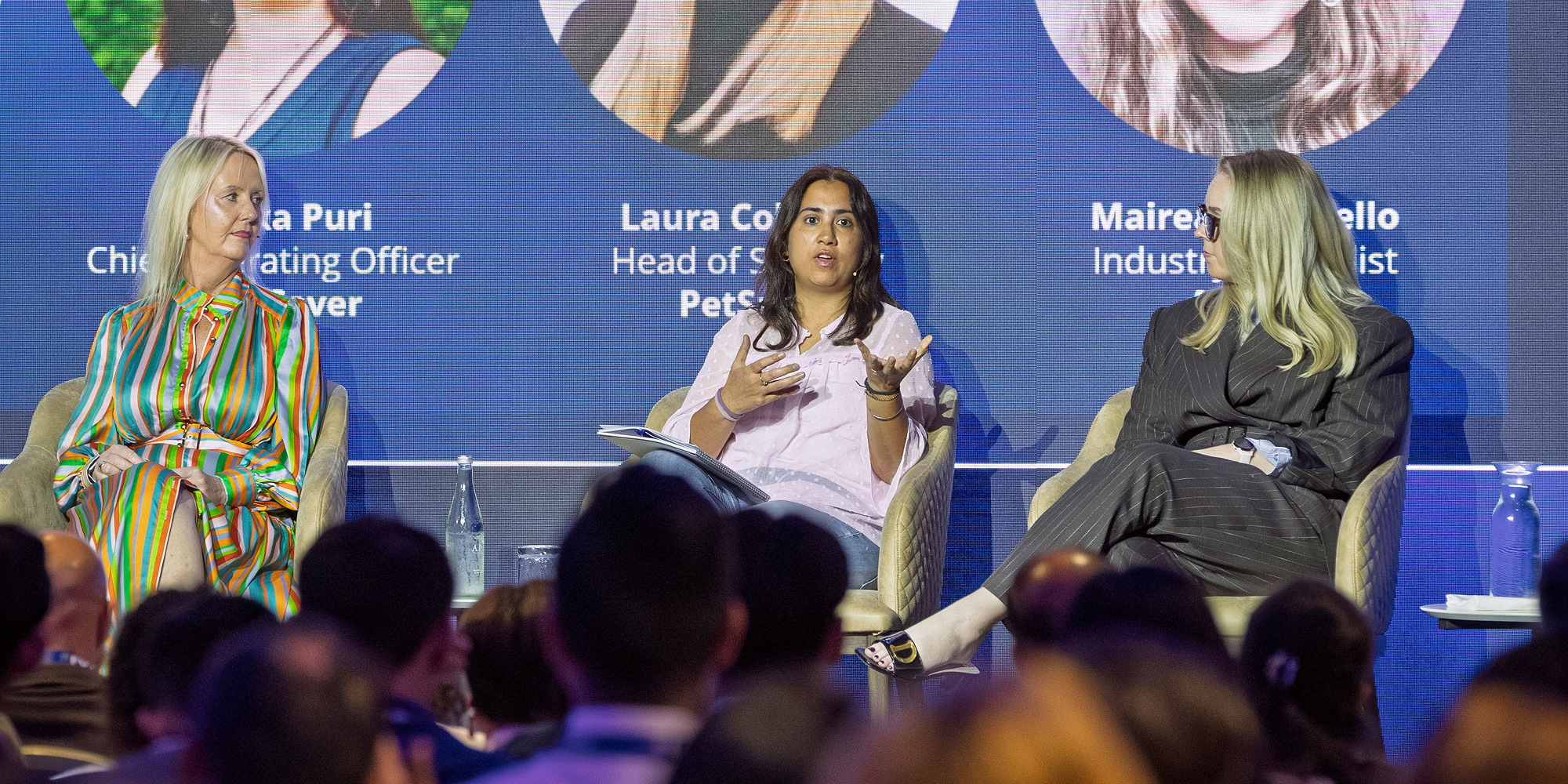 kanika puri speaking on a panel